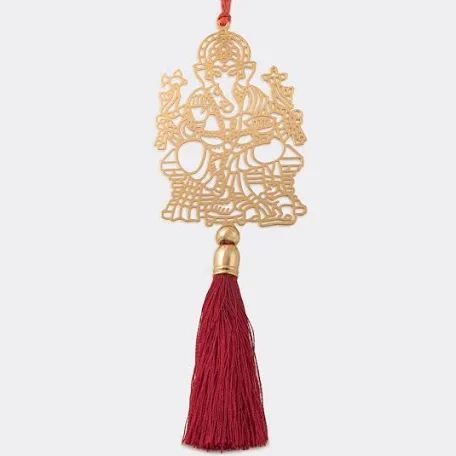 Divine Locket - Om Ganesha Gold Plated Pendant for Spiritual Protection