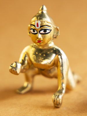 Premium Brass Idol Dress - Divine Collection