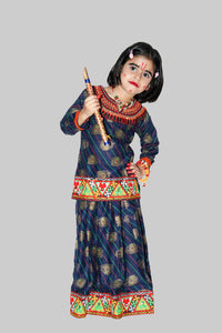Baal Gopi Elegant Dress - Divine Radha Outfit