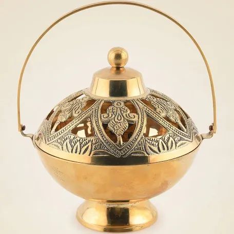 Traditional Brass Deepak - Sacred Oil Lamp for Worship