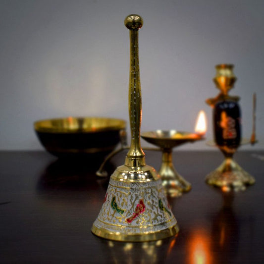 Traditional Brass Ghanti - Sacred Temple Bell